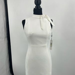 White sleeveless Calvin Klein dress size 4
